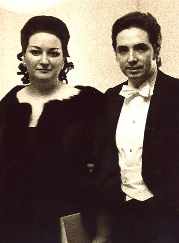 Con Montserrat Caballe