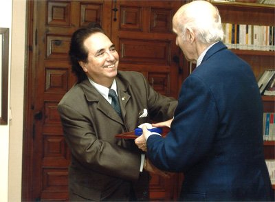 Garcia Asensio with Santiago Grisolía